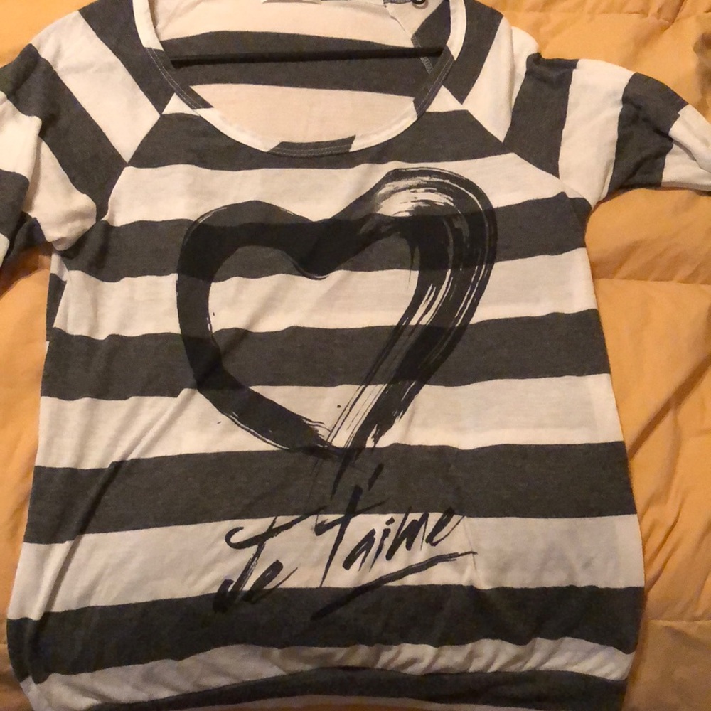 Mary Jane striped blouse Je Taime